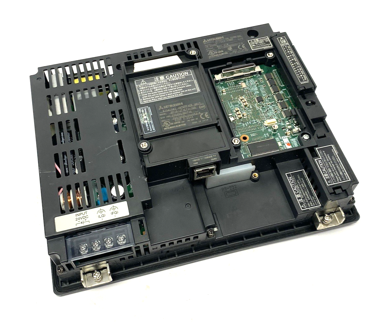 GT1562-VNBD | Mitsubishi Graphic Operation HMI Terminal GOT1000 w/ GT15-J71E71-100 - Used - Maverick Industrial Sales