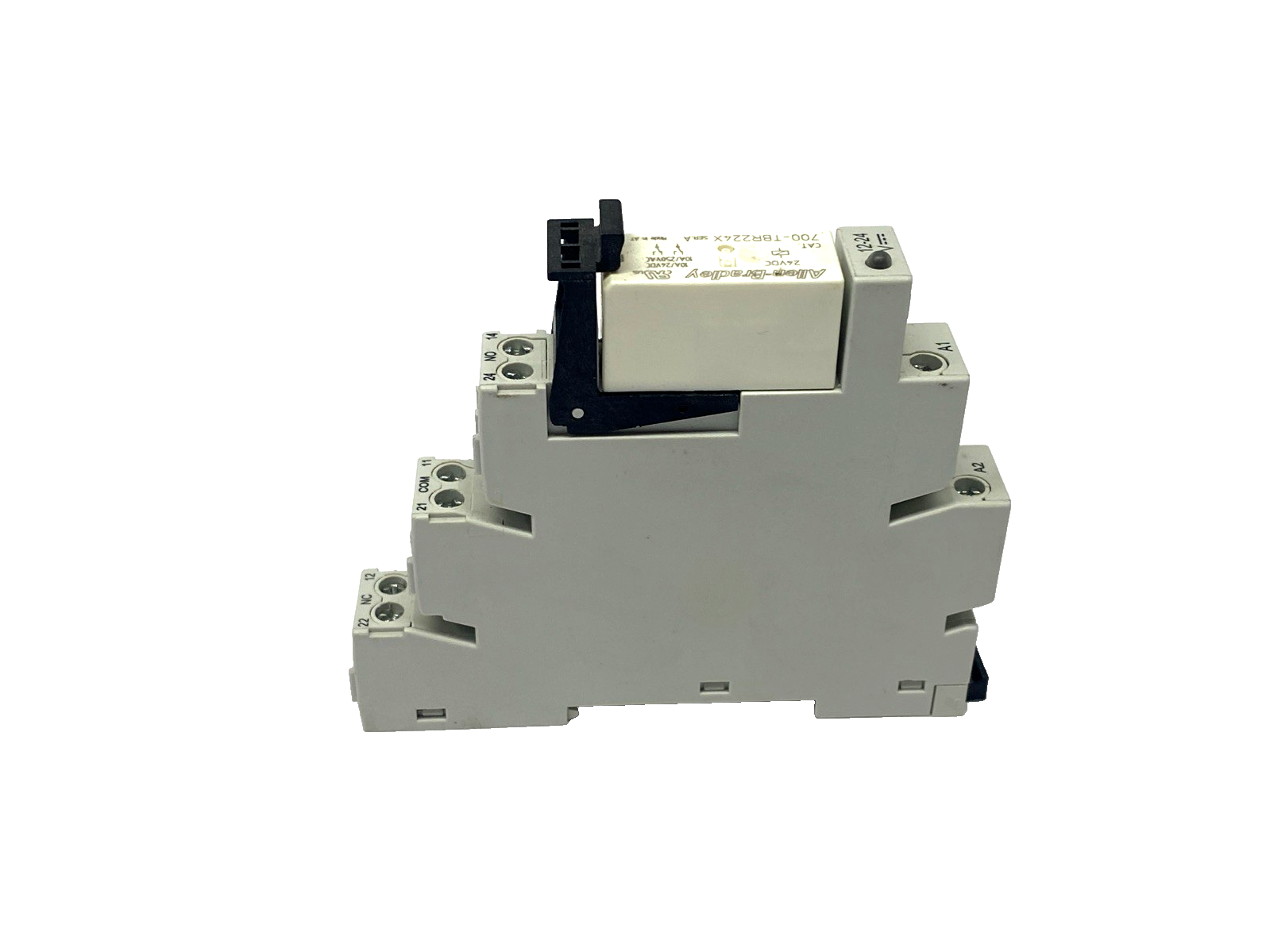 700-HLT12Z24 | Allen Bradley Ser. A 24VDC GP Terminal Block Relay 10A 700-TBR224X - Used - Maverick Industrial Sales