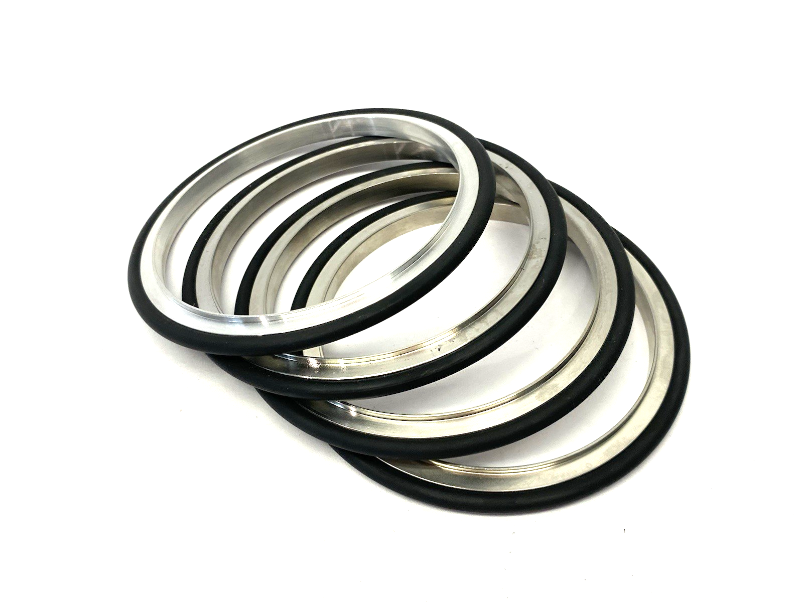 NW100 Adaptive Centering Ring Stainless Steel LOT OF 4 - Maverick Industrial Sales