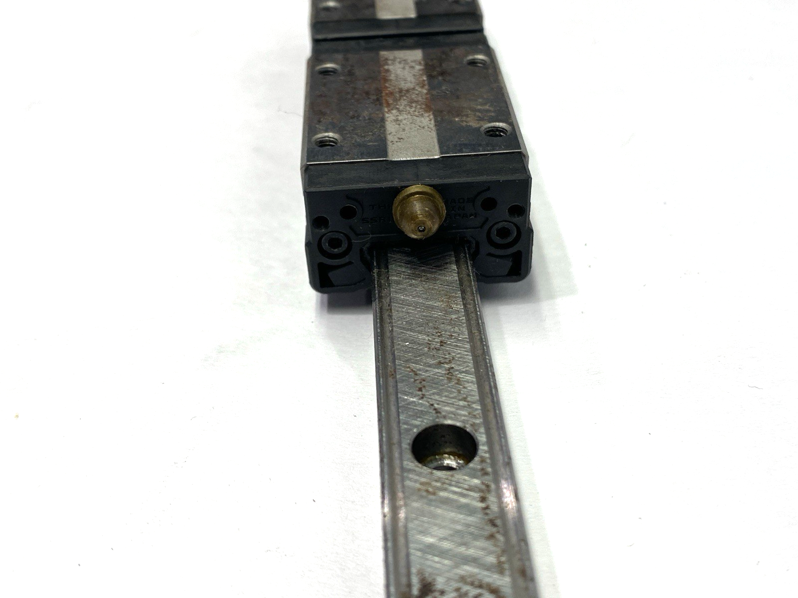 THK SHS15VM Linear Guide Block 2x w/ 1460mm Guide Rail - Maverick Industrial Sales