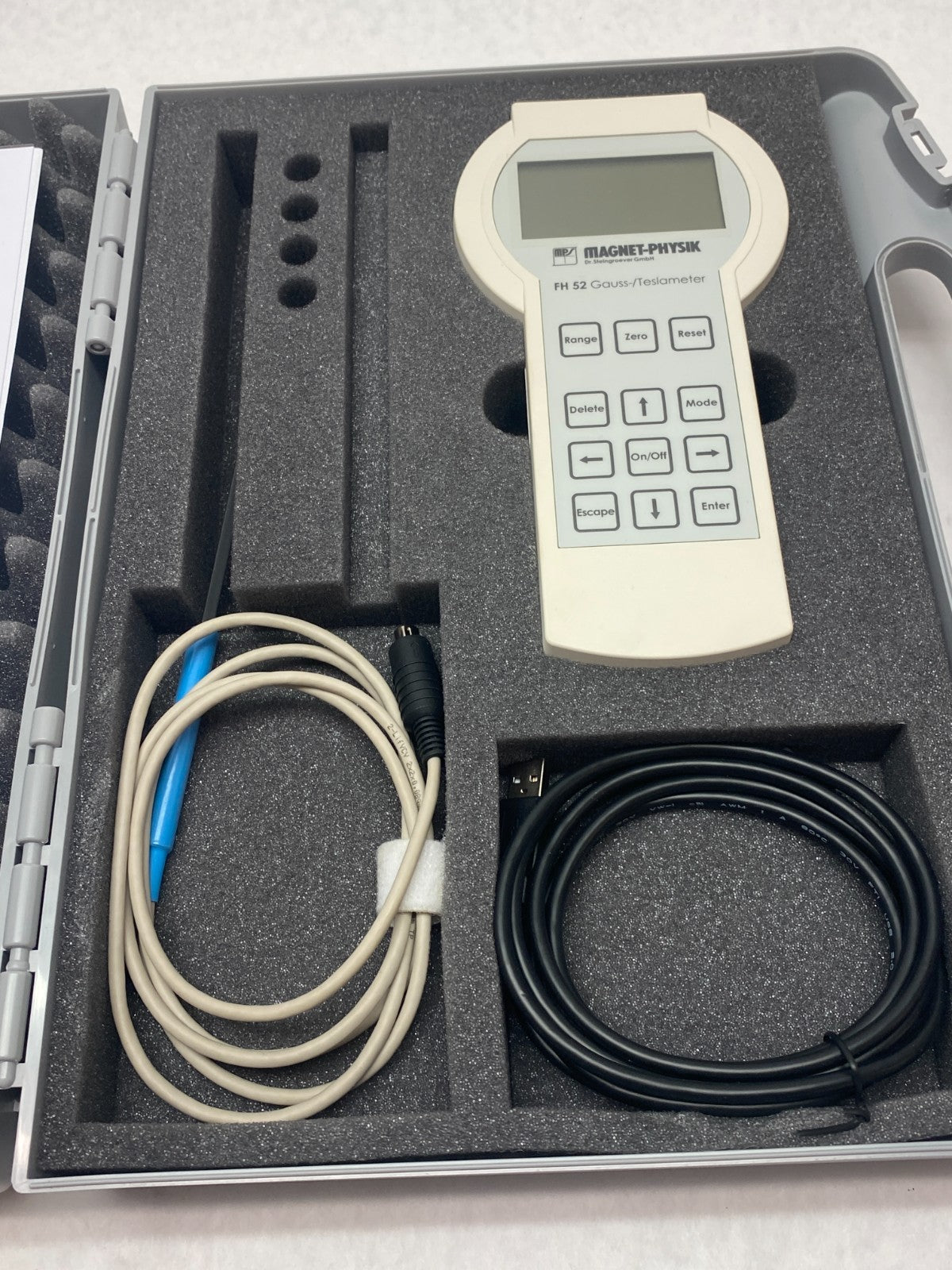 Magnet-Physik FH 52 Magnetic Field Strength Meter Teslameter 2000520 - Maverick Industrial Sales