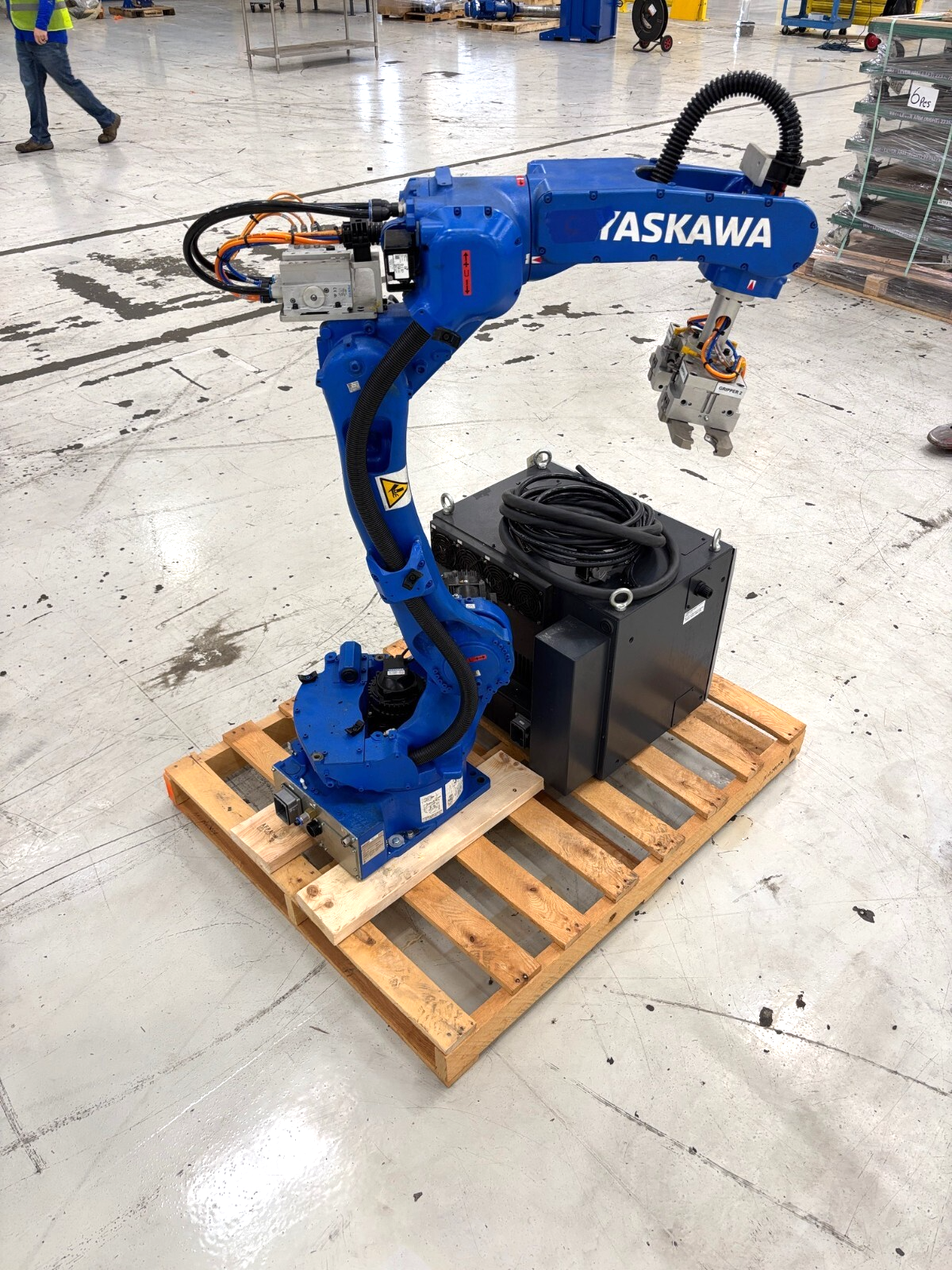 Yaskawa YR-1-06VXH12-A00 Robot System, YRC1000 / GP12 Controller ERAR-1000, 2017 - Maverick Industrial Sales