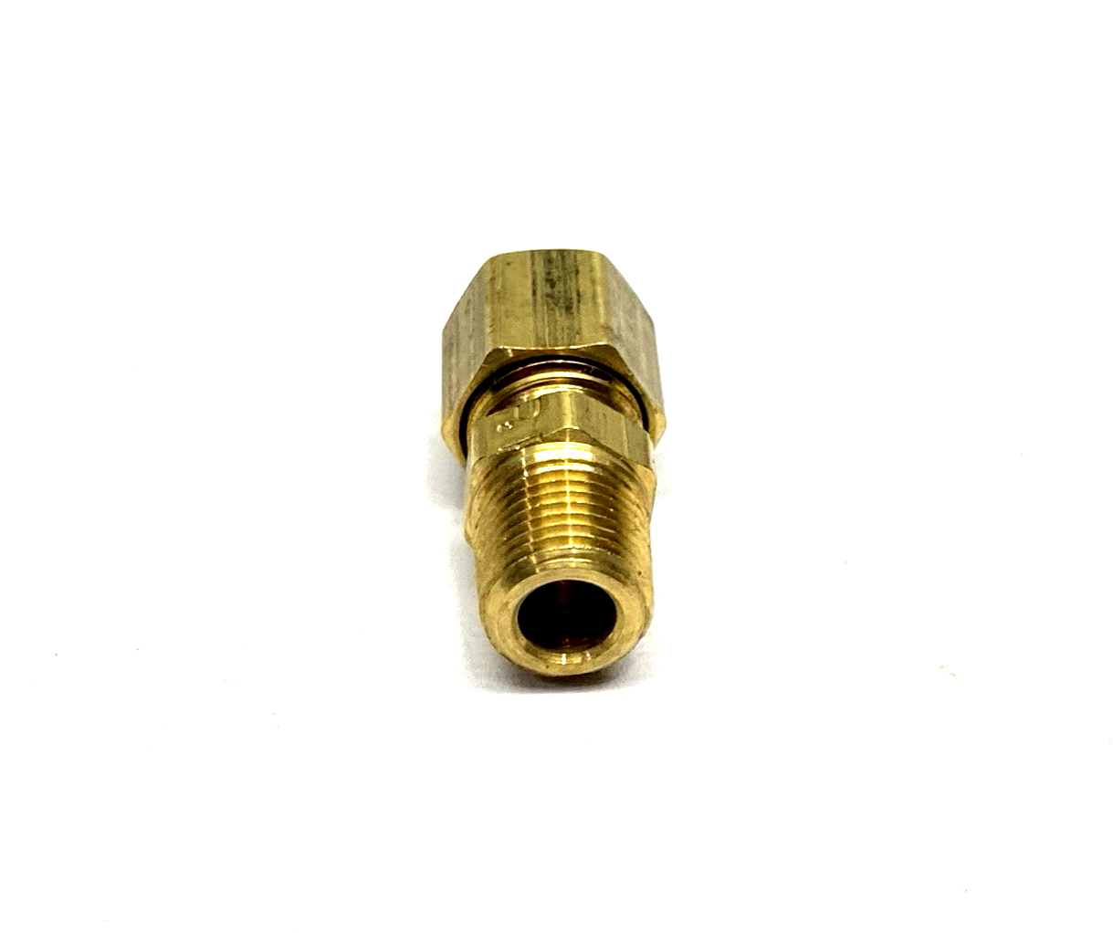 Parker 68C-4-2 Brass Compression Fitting 1/8" Male NPT x 1/4" Compression 4-PK - Maverick Industrial Sales