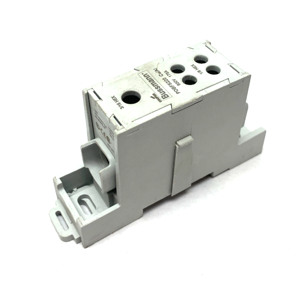 Cooper Bussmann PDBFS220 Power Distribution Block 600V 175A - Maverick Industrial Sales