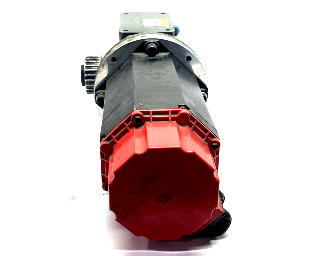 A06B-0127-B575 | GE Fanuc AC Servo Motor 140V 1kW 4.6A, 721-10-G Gear Reducer 10:1 - Used - Maverick Industrial Sales