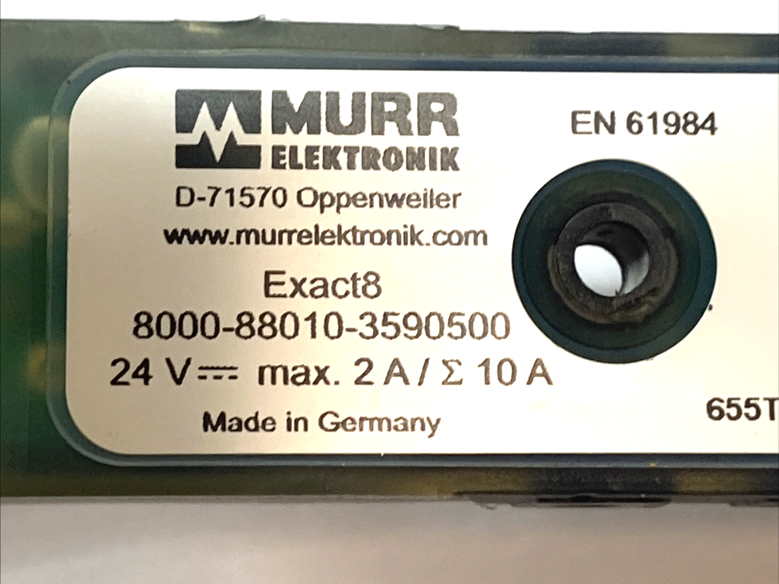 Murr Elektronik 8000-88010-3590500 M8 Junction Block 8x 3-Pole - Maverick Industrial Sales