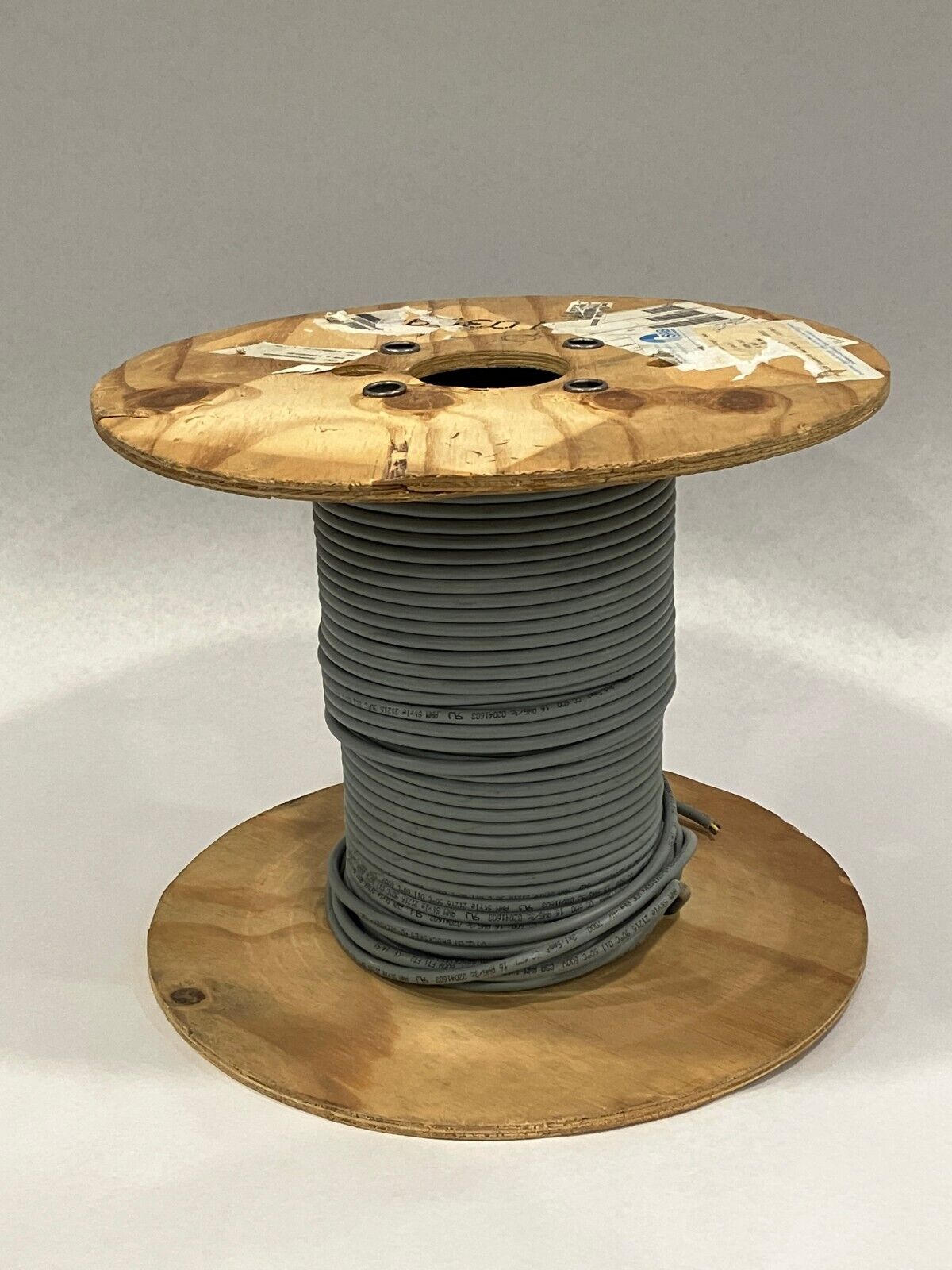 SAB 2041603 Cable 16 AWG 3C PVC Gray Bare Copper 115' FT - Maverick Industrial Sales