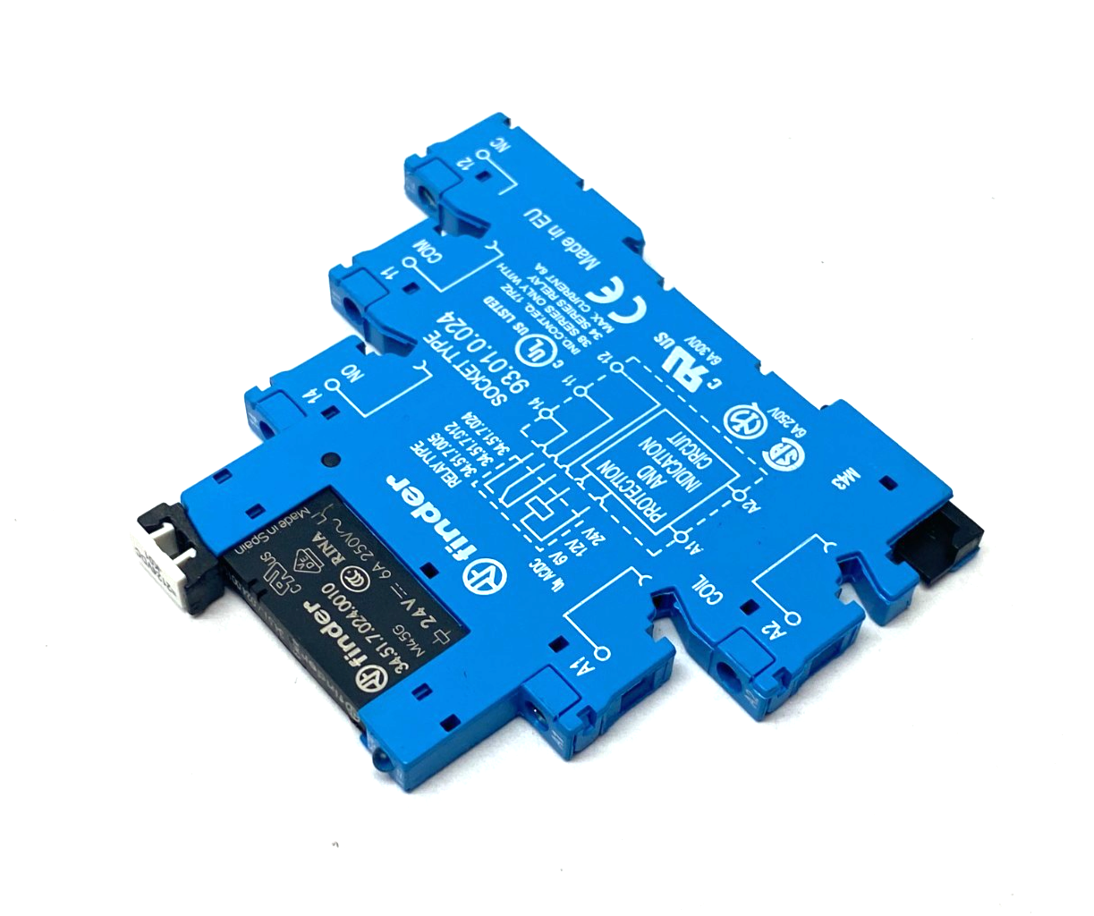 Finder 34.51.7.024.0010 Ultra-Slim Relay w/ 93.01.0.024 Socket Base - Maverick Industrial Sales