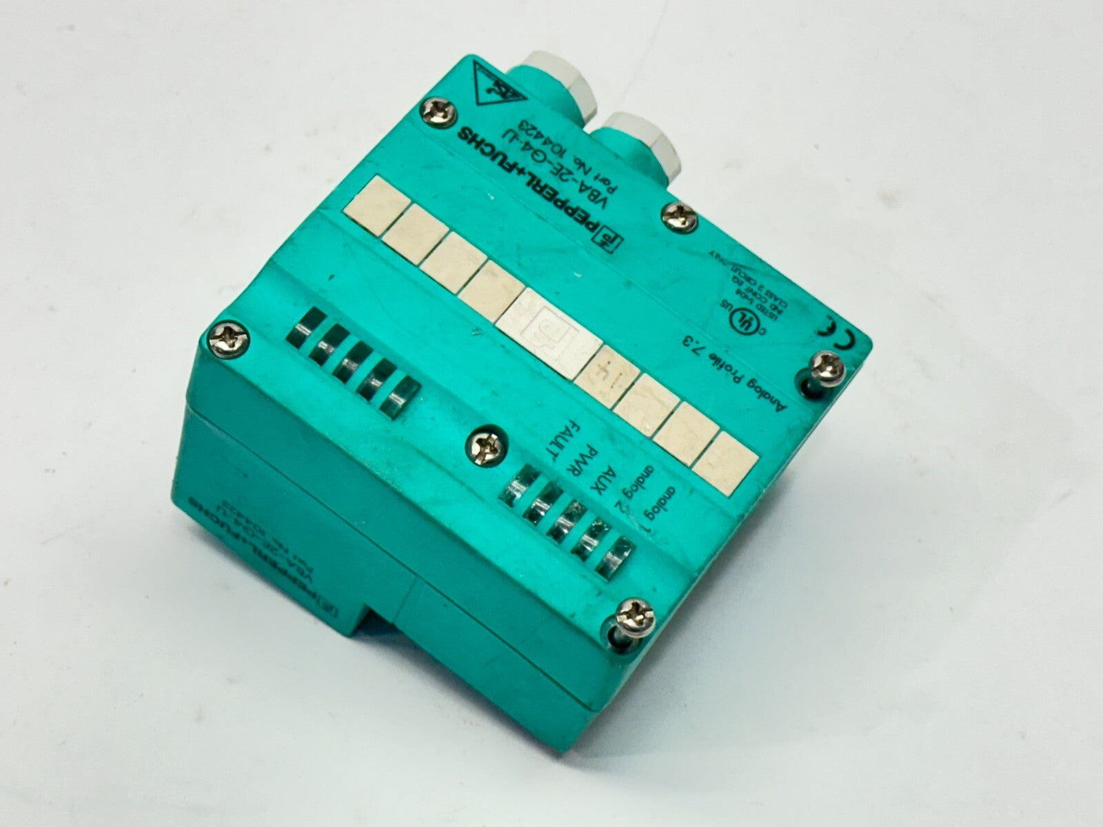 Pepperl+Fuchs VBA-2E-G4-U AS-Interface Analog Module 104423 - Maverick Industrial Sales