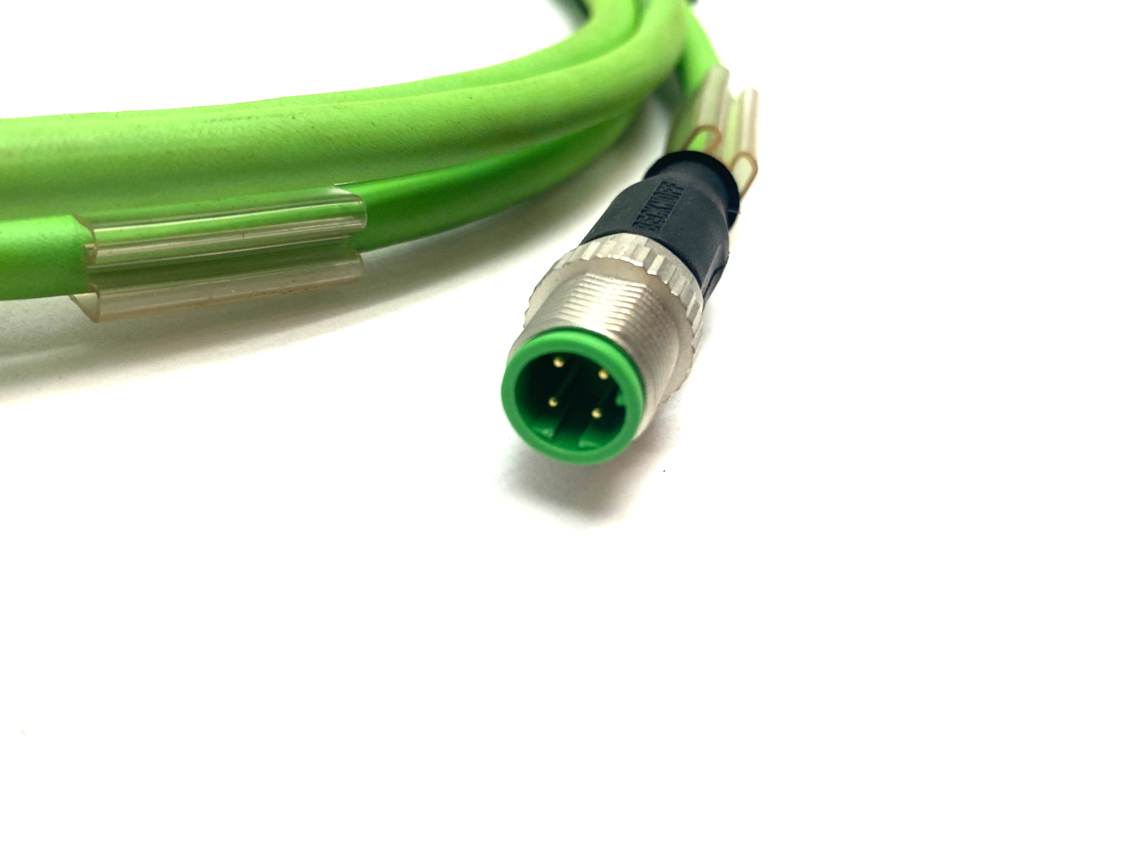 Beckhoff ZK1090-6161-0020 Double Ended EtherCAT Cable M12 4-Pin 2m Length 042269 - Maverick Industrial Sales