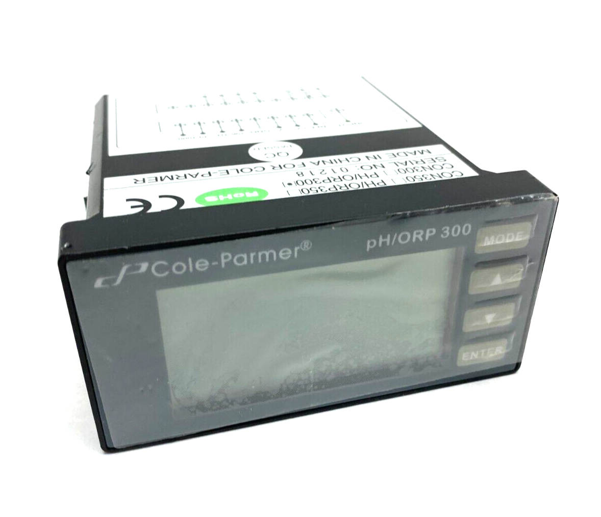 Cole Parmer PH/ORP300 Temperature DIN Controller 1/8" DIN 2 SPDT Relays - Maverick Industrial Sales