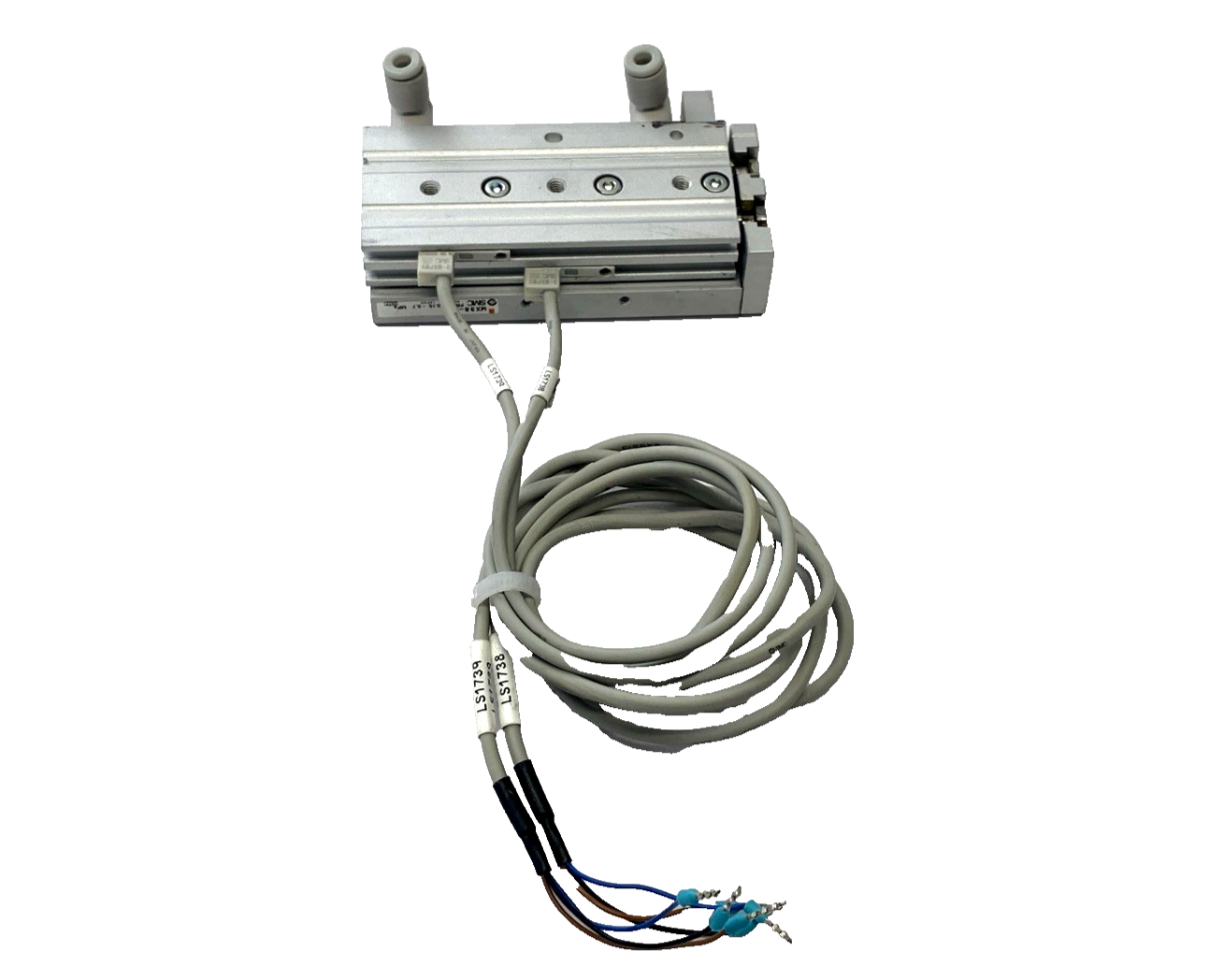SMC MXS8-40 Pneumatic Slide Table/Guided Cylinder 8mm Bore 40mm Stroke - Maverick Industrial Sales