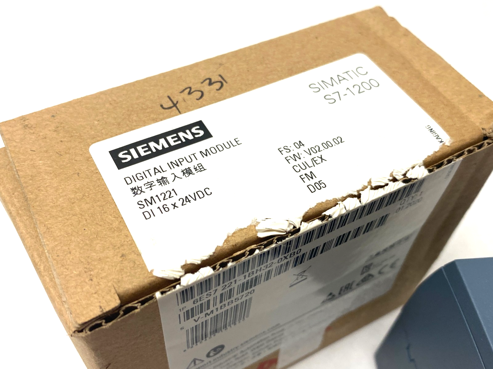 Siemens 6ES7 221-1BH32-0XB0 SIMATIC S7-1200 Digital Input Module DI 16x24VDC - Maverick Industrial Sales