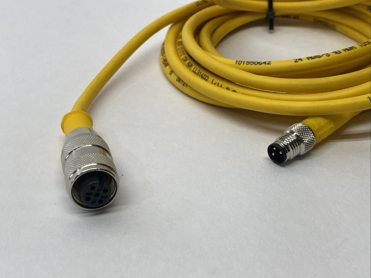 Turck Rk 9 Pin Cable RK 4T-3-P5G 3M | Turck RK 4T-3-P5G 3M Actuator Sensor Cable F M12 3-Pin ...