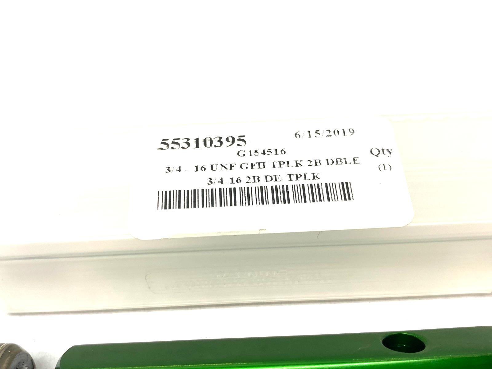W0750162BS | GF Gage Plug Thread Gage: 3/4-16 Thread, 2B Class, Double End G/NG - New - Maverick Industrial Sales