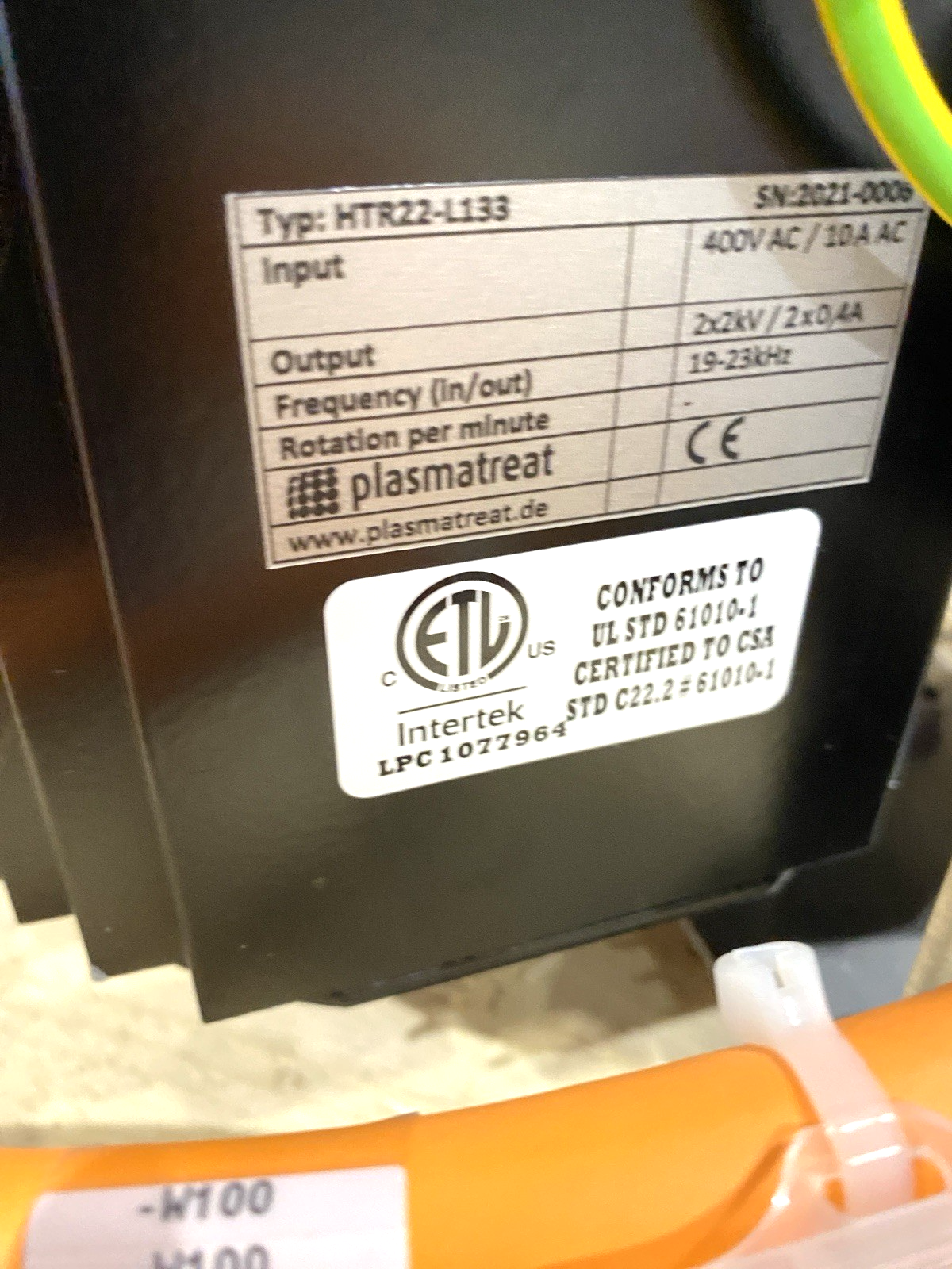 Plasmatreat FG 5002S/5005S Plasma Generator and Parts - Maverick Industrial Sales