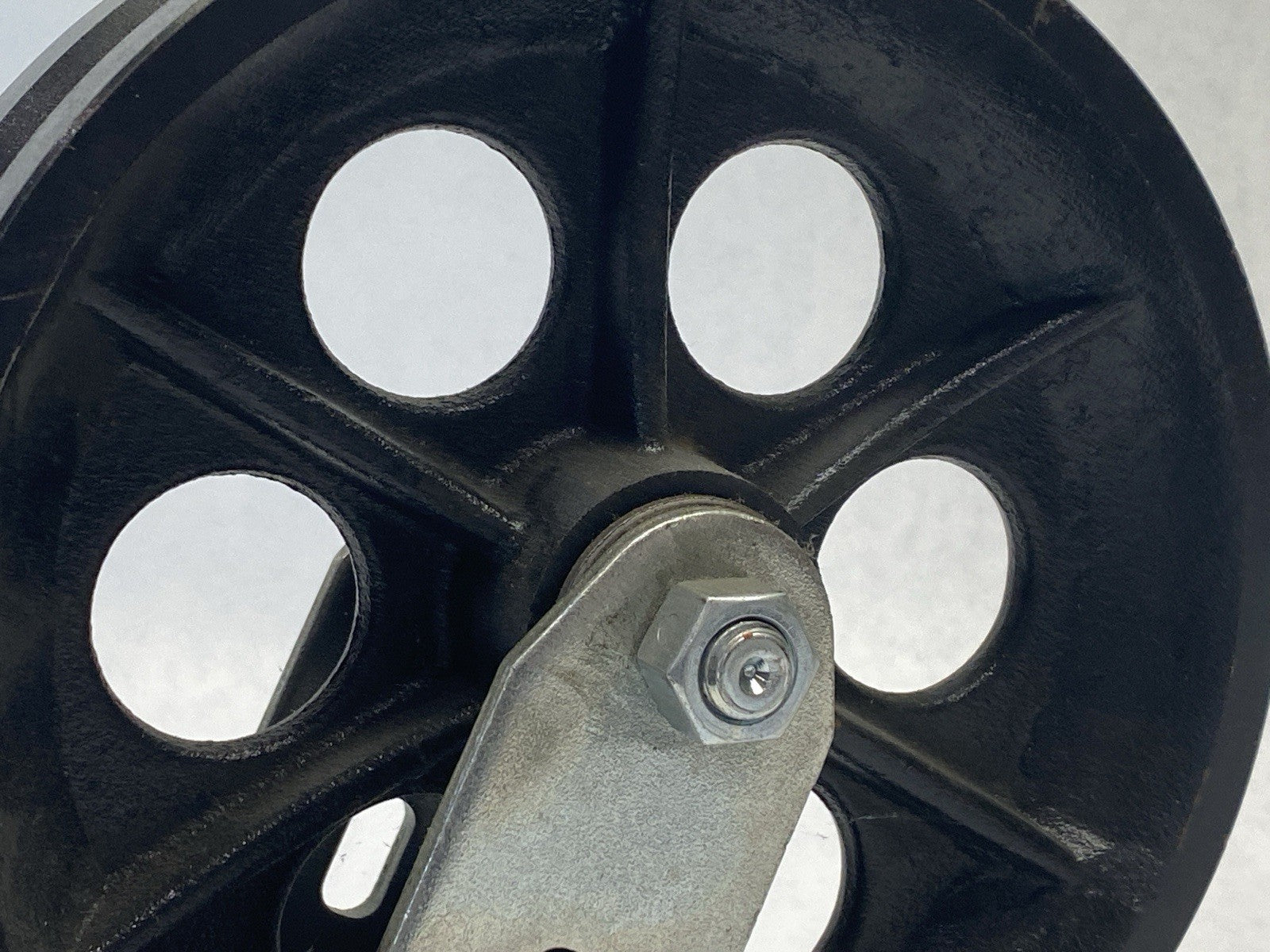 Were Always Around Heavy Duty Caster 8" Cast Iron Locking Swivel - Used - Maverick Industrial Sales