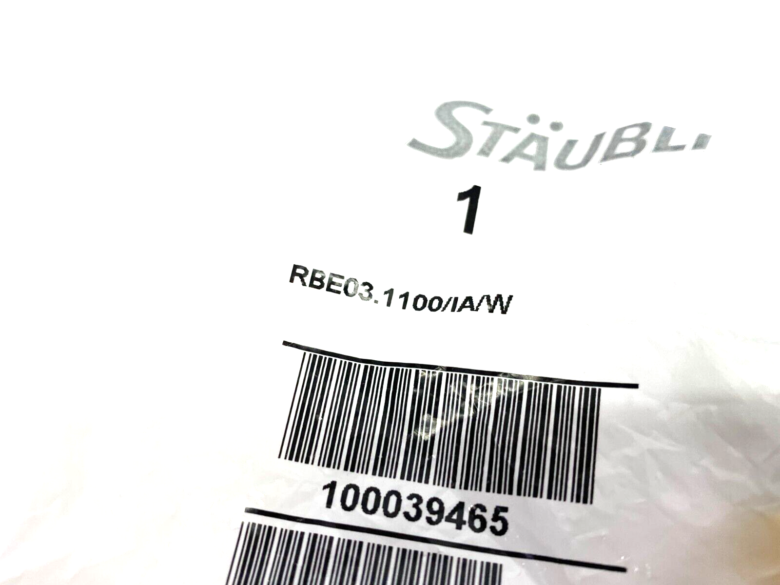 Stäubli RBE03.1100/IA/W Modular Quick Connect/Release Coupling, RBE_1XXX - Maverick Industrial Sales
