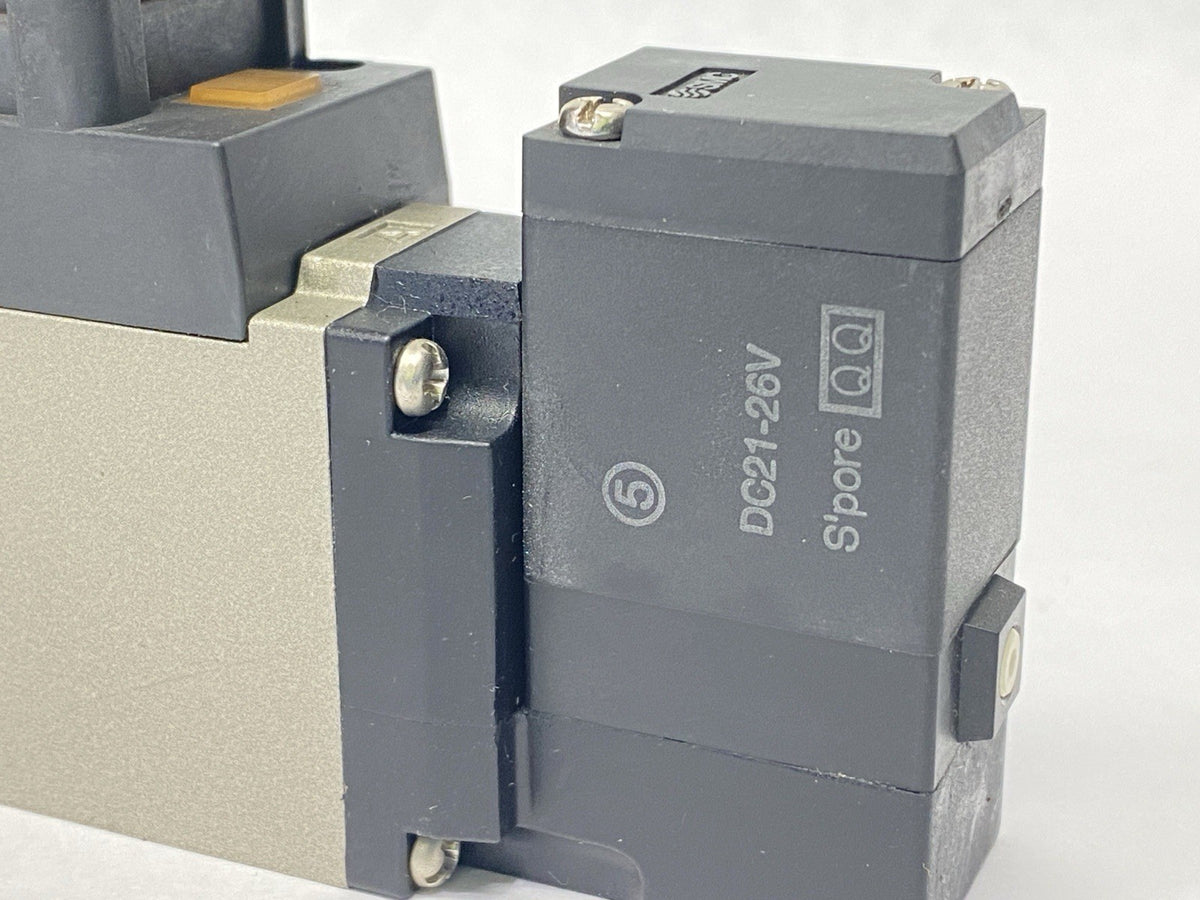 SMC NVFS3110-5DZ Pneumatic Solenoid Pilot Valve 4/5 Port 24VDC - Maverick Industrial Sales