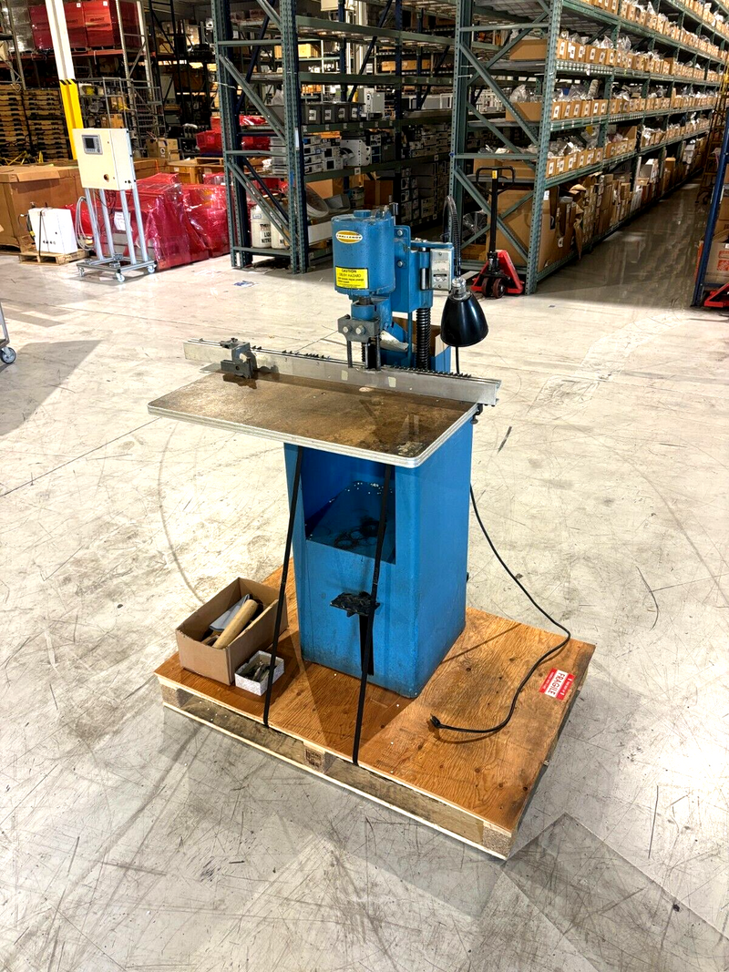 The Challenge Machinery Co. Model JF Paper Drill Press, Commercial Hole Punch - Maverick Industrial Sales