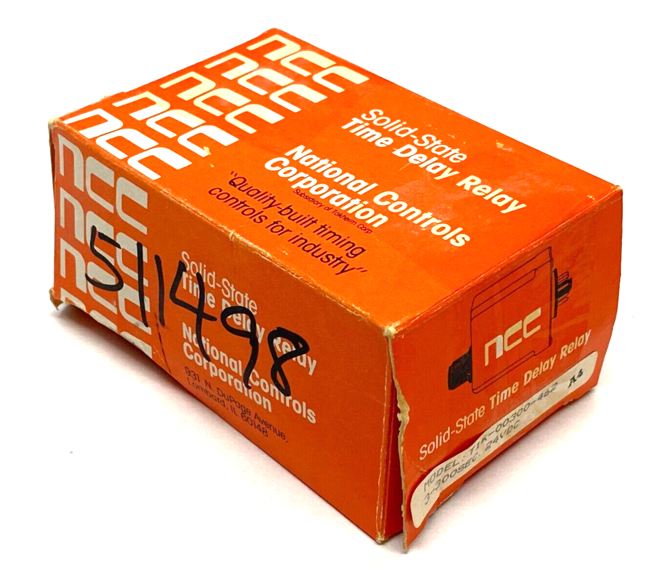 NCC National Controls Corp T1K-00300-462 Solid-State Time Delay Relay 3-300sec - Maverick Industrial Sales