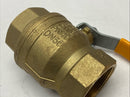 Parker V520P-32 Ball Valve 2" NPT 600 PSI WOG Brass - Maverick Industrial Sales