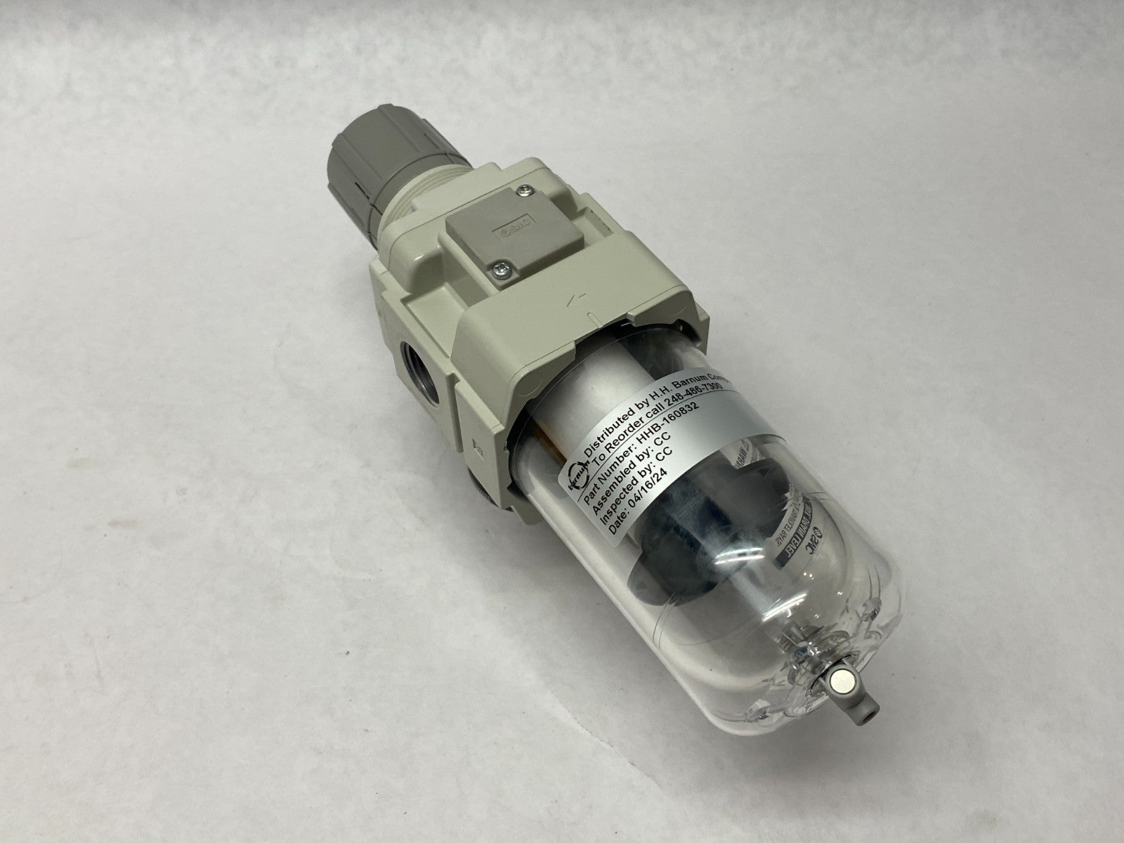 SMC AW40-N04-Z-B Modular Filter Regulator w/ Gauge 7-125psi Set Press - Maverick Industrial Sales