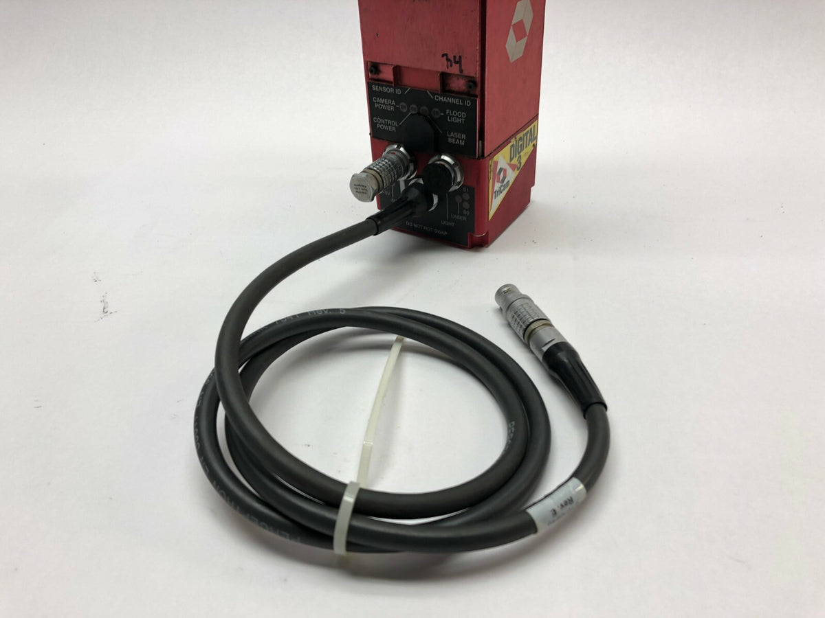 911-0114 | Perceptron Digital 3 TriCam Surface Sensor Rev. D w/ 310-0790 Term. 120 - Used - Maverick Industrial Sales