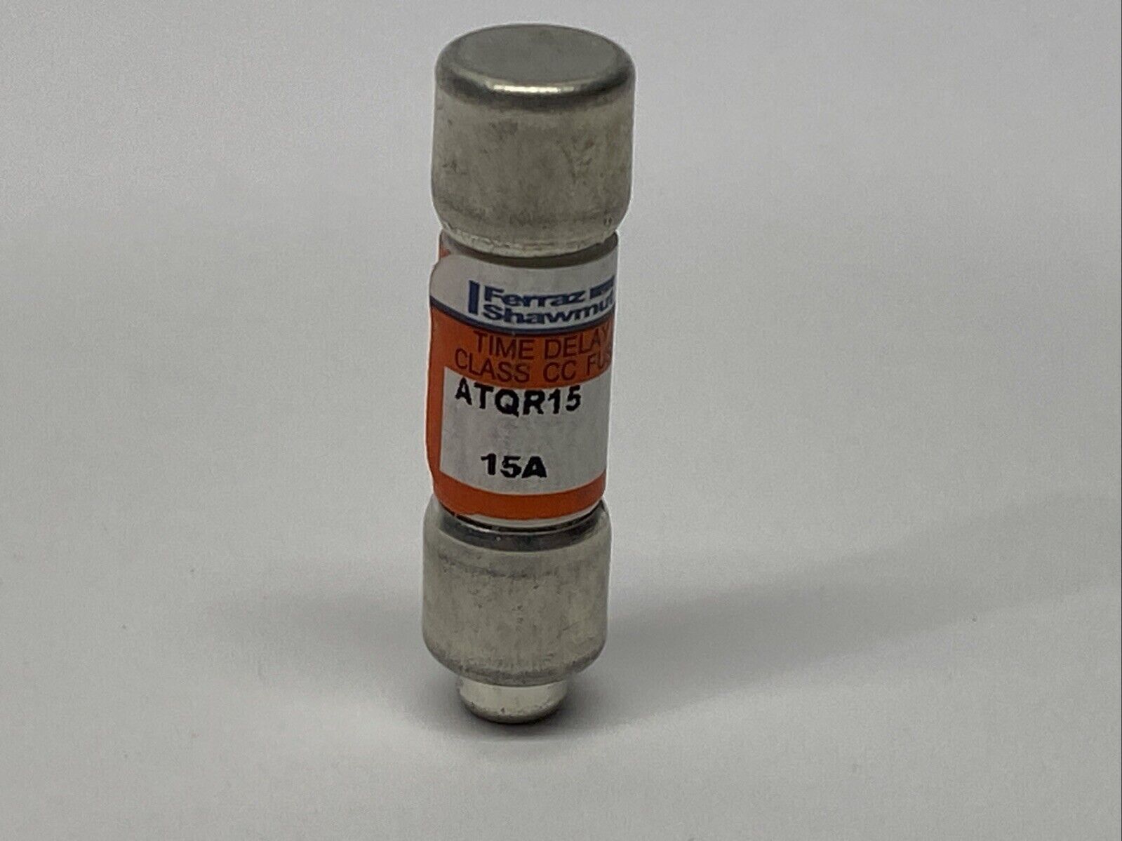 Ferraz Shawmut ATQR15 Time Delay Class CC Fuse 15A 600V LOT OF 3 - Maverick Industrial Sales