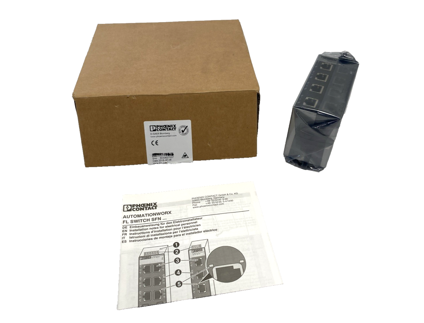 Phoenix Contact FL SWITCH SFN 8GT Industrial Ethernet Switch 8-Port 2891673 - Maverick Industrial Sales