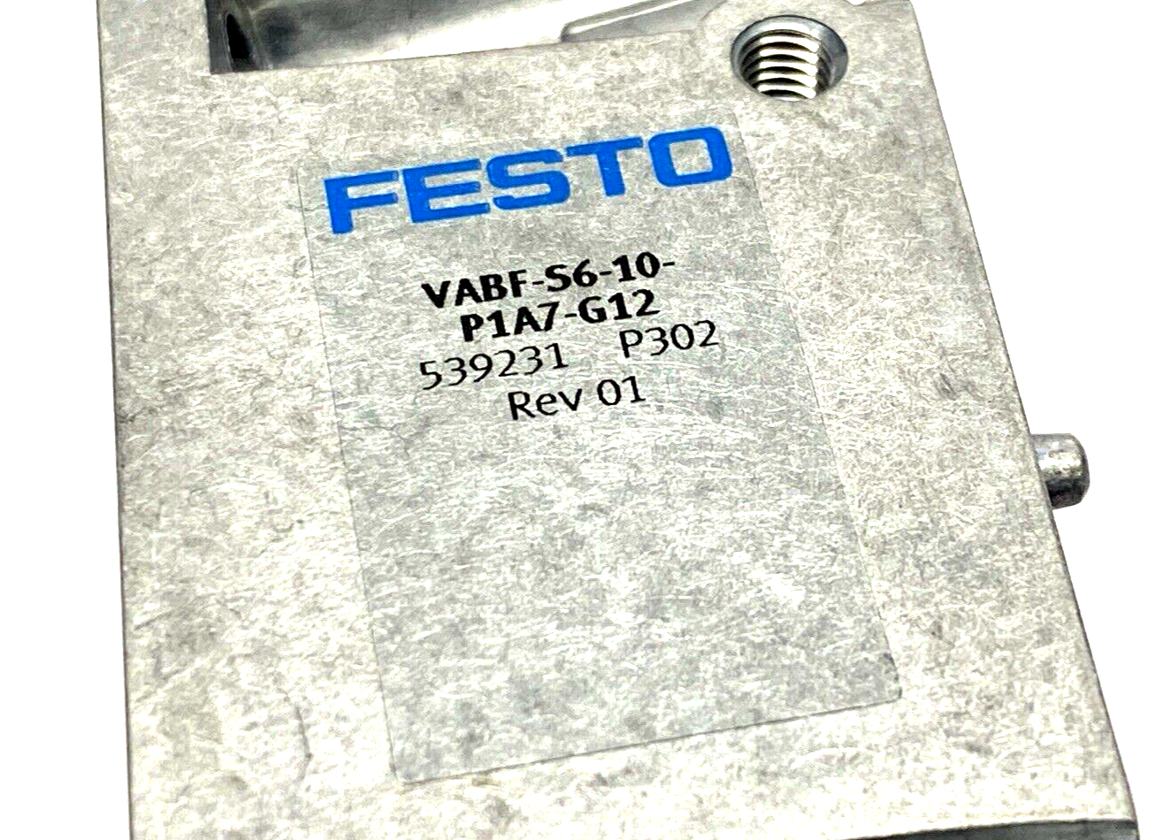 Festo VABF-S6-10-P1A7-G12 Manifold Supply Plate 539231 - Maverick Industrial Sales