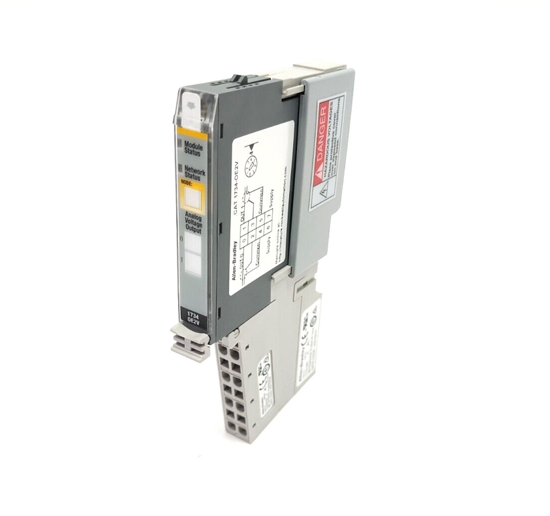 Allen Bradley 1734-OE2V Ser. C POINT I/O 2 Point Analog Output Module w/ Base - Maverick Industrial Sales