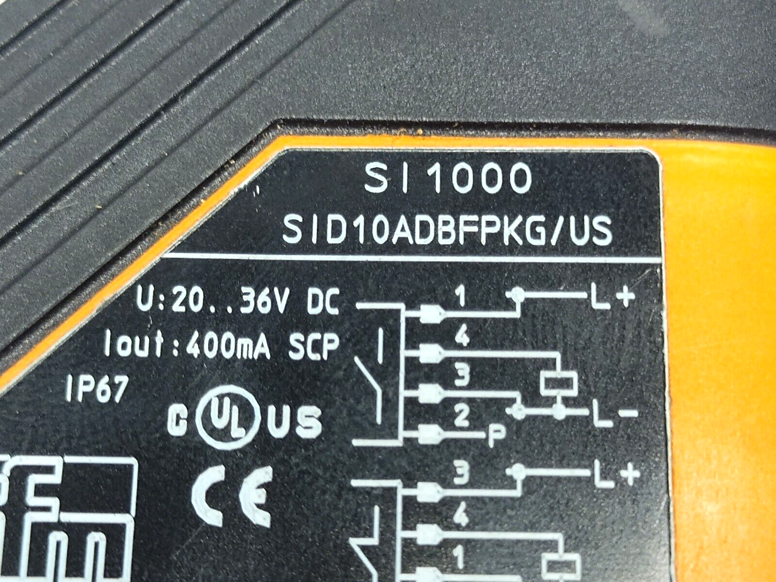 ifm SI1000 Flow Monitor SID10ADBFPKG/US M12 4-Pin 20-36VDC - Maverick Industrial Sales