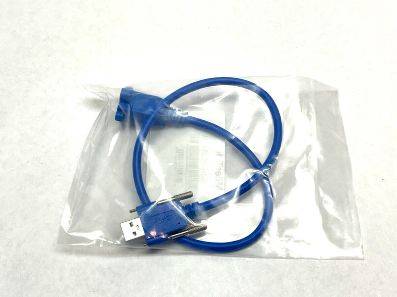 MilesTek MUS3A00025-05M USB 3.0 Machine Vision Panel Mount Cable 0.5m - Maverick Industrial Sales