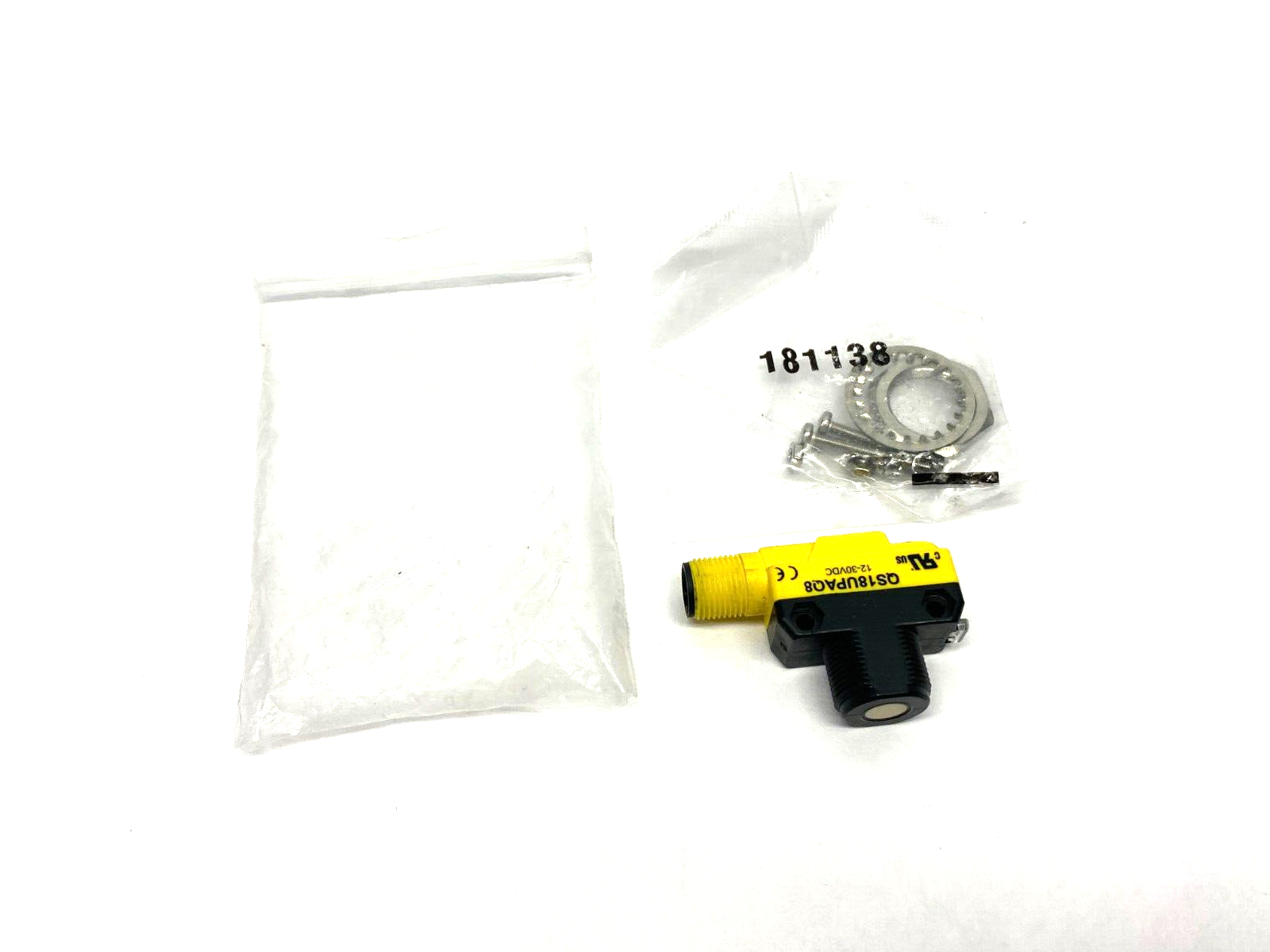 Banner QS18UPAQ8 Compact High Speed Ultrasonic Sensor M12, 4-Pin, 12-30VDC 73156 - Maverick Industrial Sales