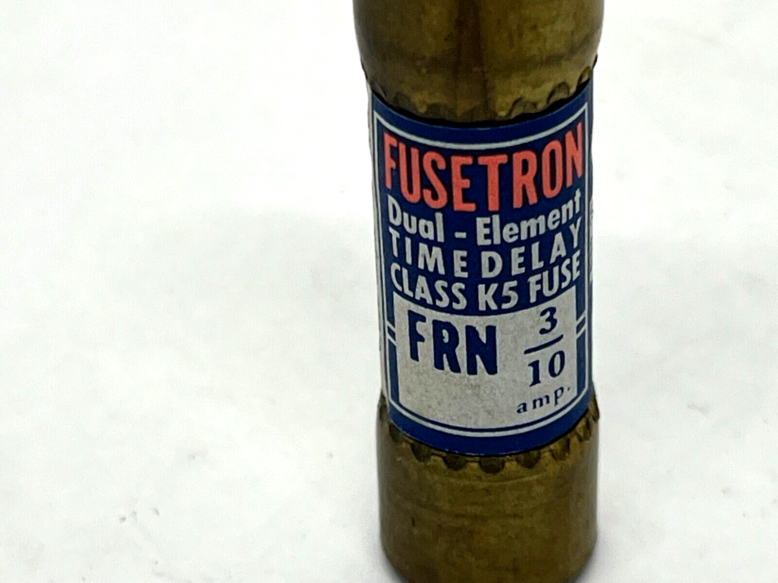 Bussmann FRN-3/10 Fusetron Dual-Element Time Delay Fuse 3/10A 250V LOT OF 2 - Maverick Industrial Sales