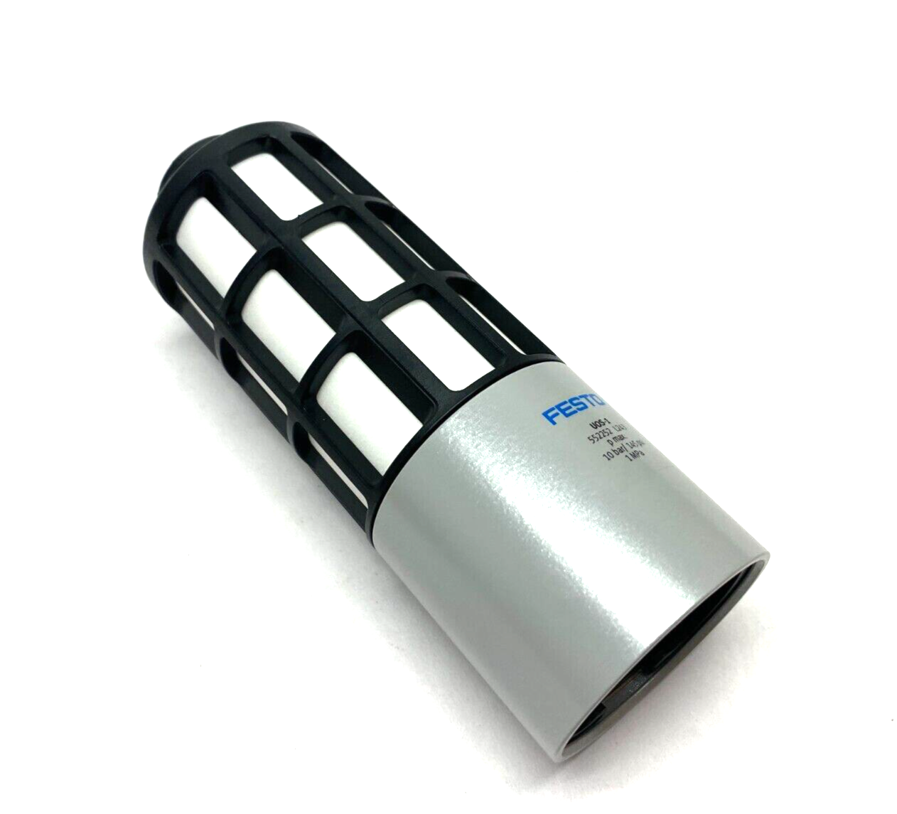 Festo UOS-1 Series J443 Pneumatic Silencer, 10 bar/145 PSI 1.0 Mpa Max 552252 - Maverick Industrial Sales