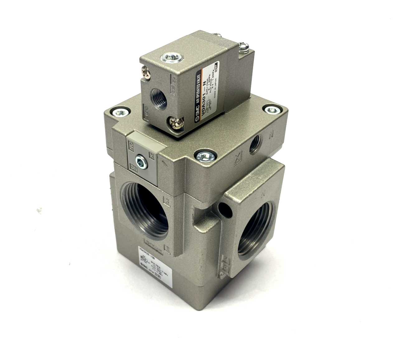 SMC VGA342R-10N 3-Port Air Operated External Pilot Valve 1" NPT - Maverick Industrial Sales