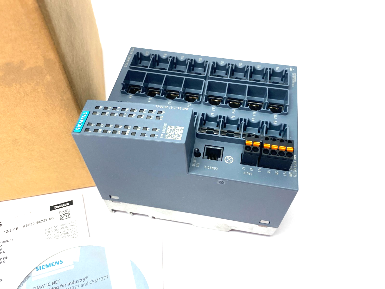Siemens 6GK5224-0BA00-2AC2 SCALANCE XC224 Manageable Layer 2 IE Ethernet Switch - Maverick Industrial Sales