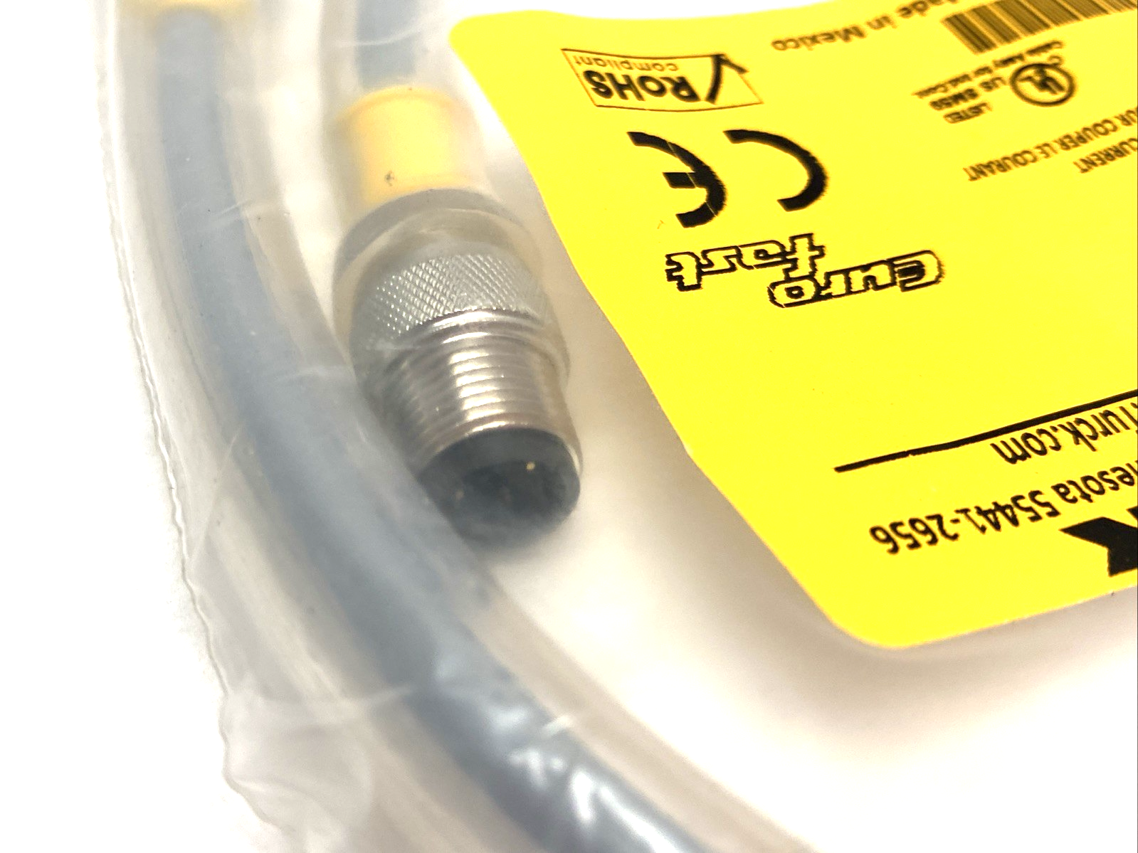 RK 4.4T-0.5-RS 4.4T/S1077 | Turck Eurofast Double Ended Cable M12 Straight U-05661 - New - Maverick Industrial Sales