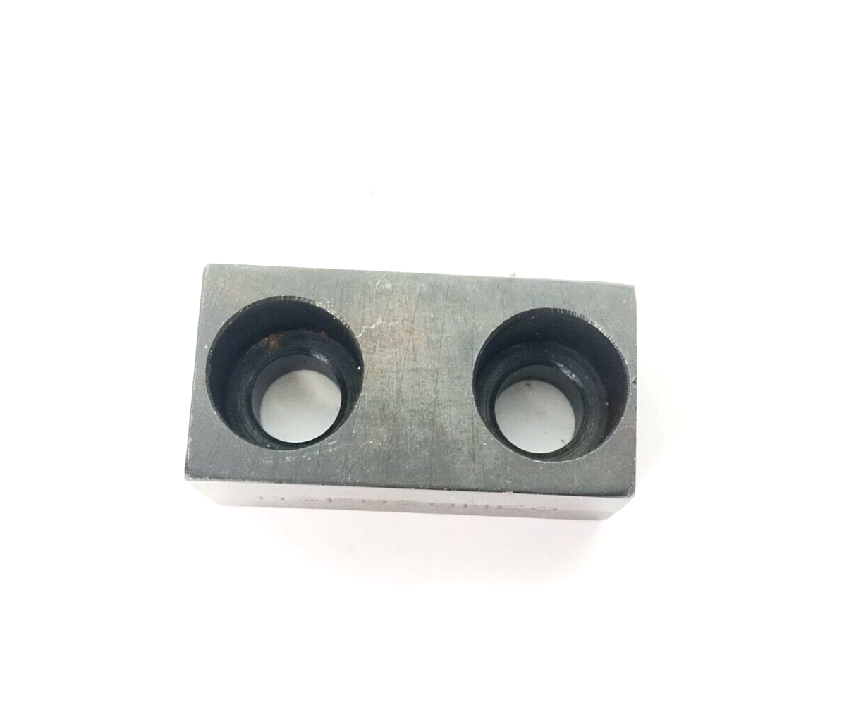 NAAMS ASF020 Flat Stop Block 2 Hole C/Bore For M10 Socket Head Screws LOT OF 5 - Maverick Industrial Sales
