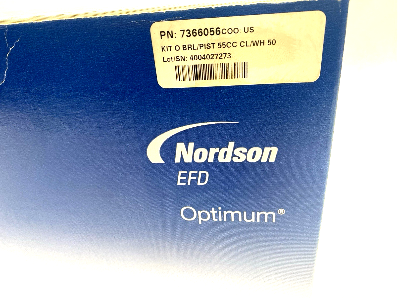 Nordson EFD 7012153 55 cc Syringe Barrels w/White Piston PKG 50 - Maverick Industrial Sales
