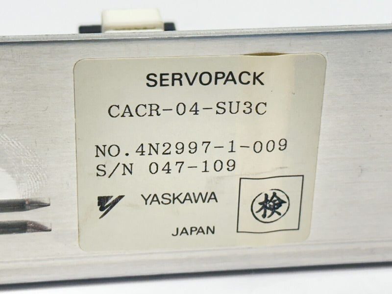 Yaskawa CACR-04-SU3C Rev A0 Servopack Servo Drive - Maverick Industrial Sales