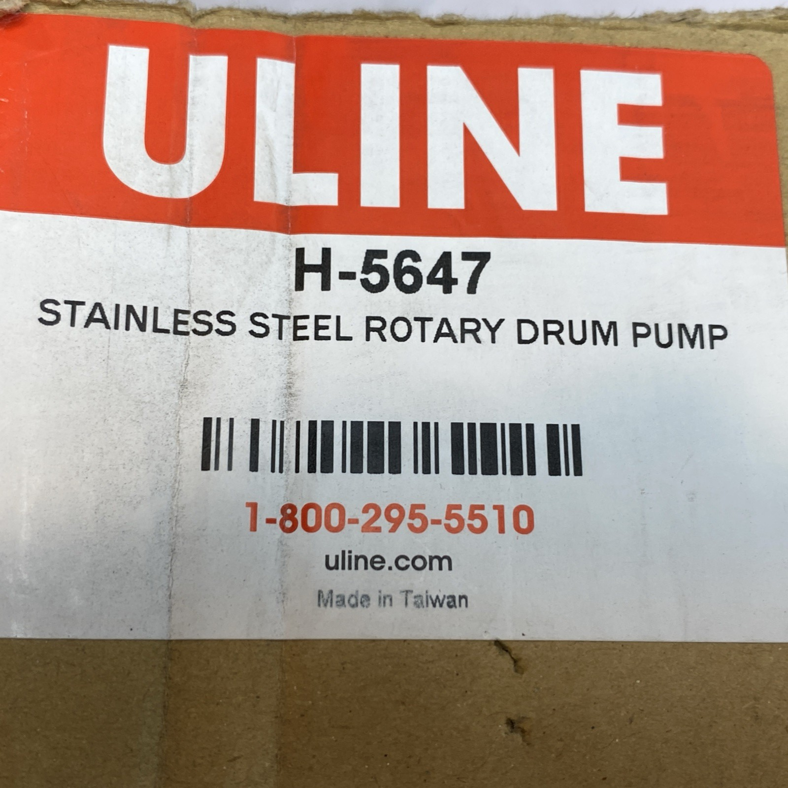 Uline H-5647 Stainless Steel Rotary Drum Pump - Maverick Industrial Sales