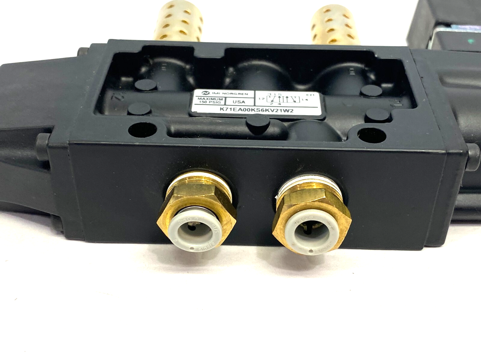 IMI Norgren K71EA00KS6KV21W2 Nugget 200 Series Spring Return Solenoid Valve 5/2 - Maverick Industrial Sales