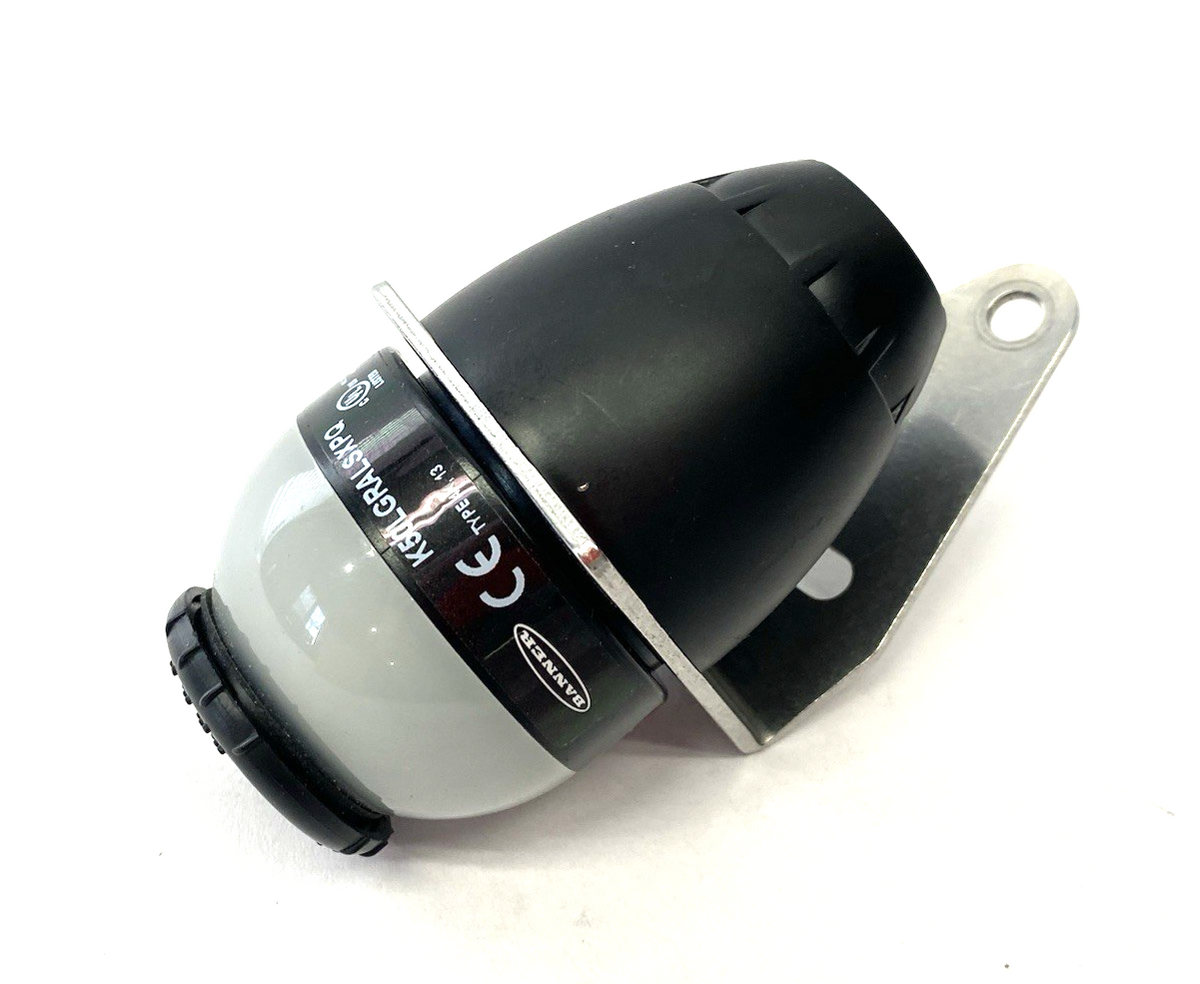 K50LGRALSXPQ | Banner EZ-LIGHT: 2-Color Sealed Loud Audible Indicator 5-Pin 19111 - Used - Maverick Industrial Sales