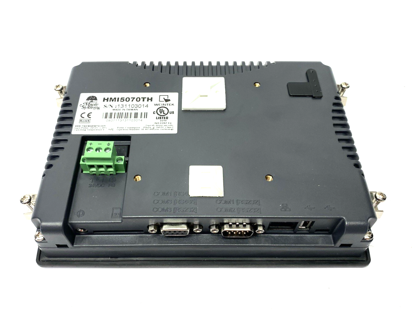 HMI5070TH | Maple Systems Weintek Legacy 7" HMI Touchscreen - Used - Maverick Industrial Sales