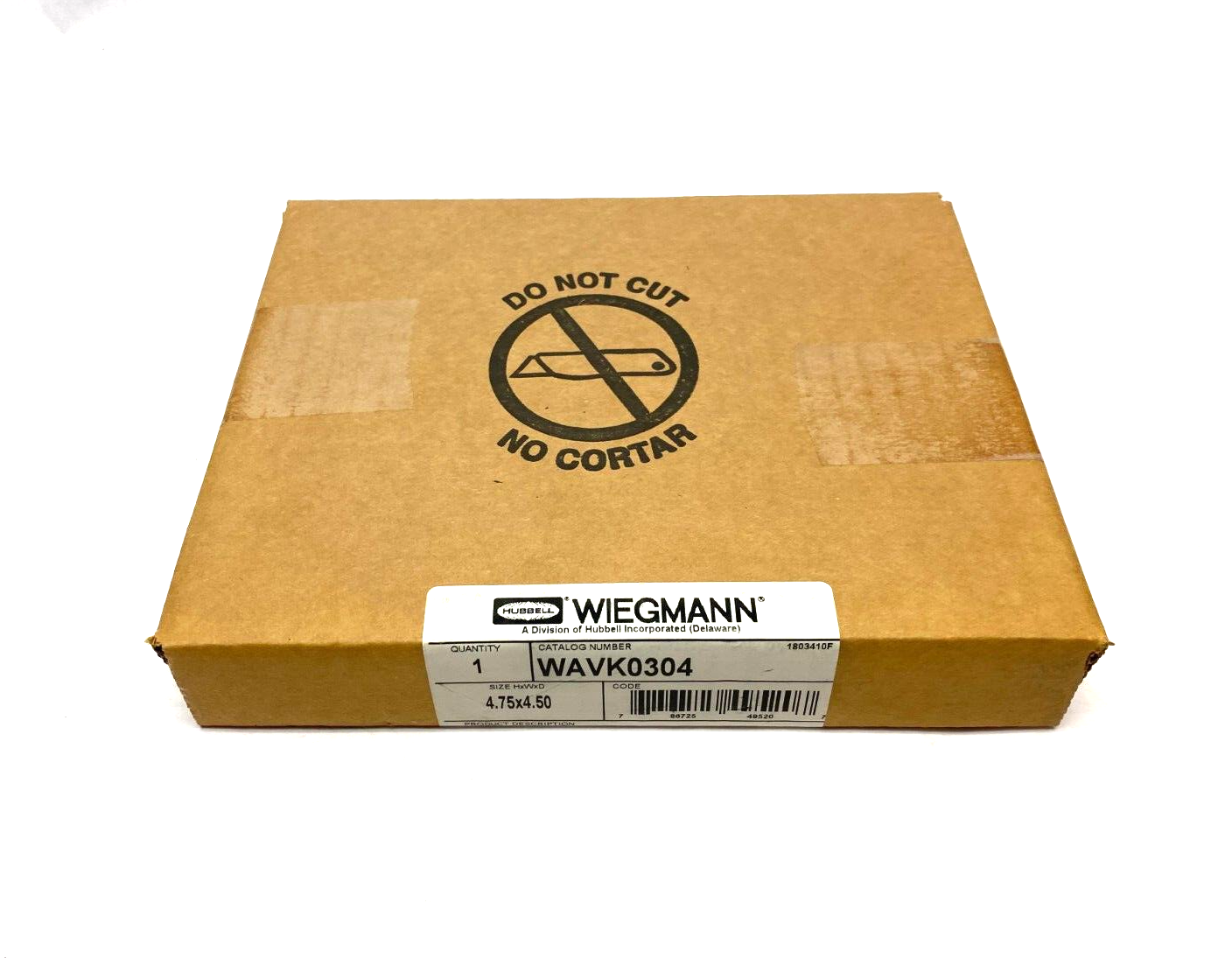 Hubbell Wiegmann WAVK0304 Louver Vent Plate Kit 4.75 x 4.50 - Maverick Industrial Sales
