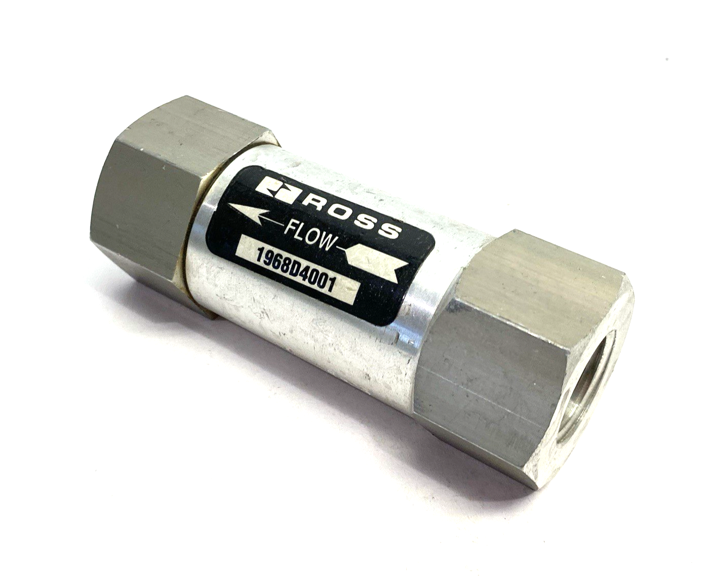 | Ross 1968D4001 Inline Check Valve, 2/2 Function, Self-Cleaning Poppet, 1/2" NPT - New Other - Maverick Industrial Sales