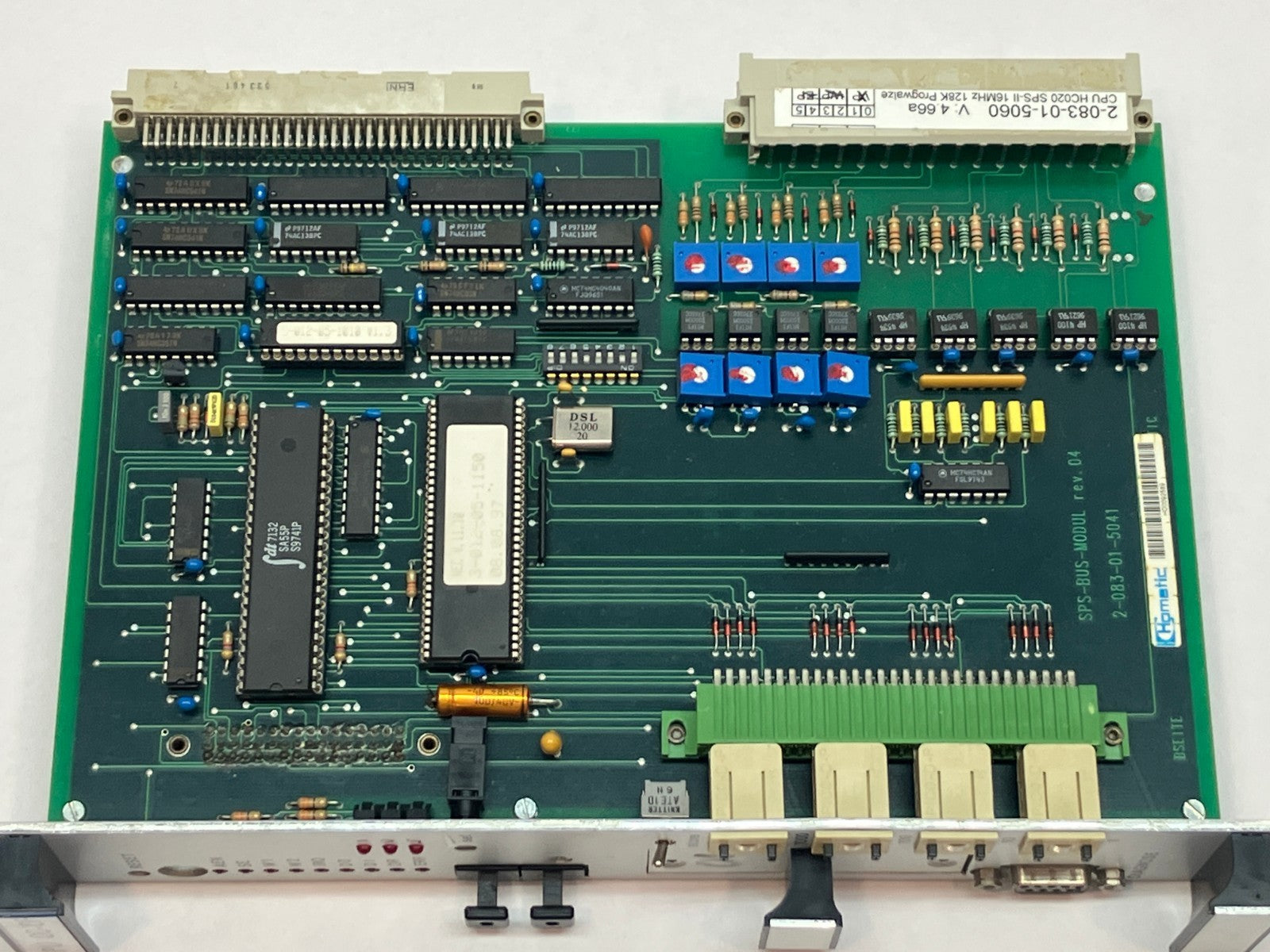 Homatic 2-083-01-5060 CPU Board HC020 SPS-BUS-Modul SPS-II rev. 04 - Maverick Industrial Sales
